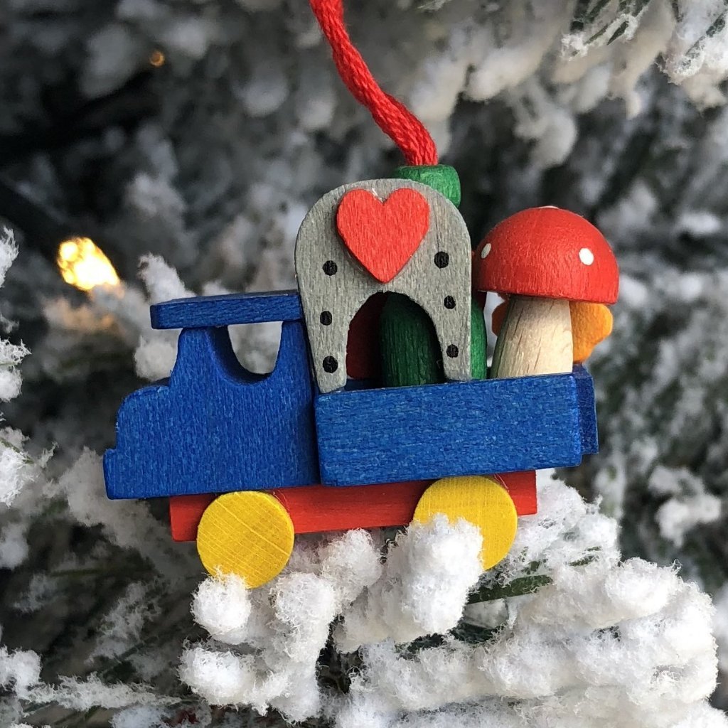 Mini Good Luck Truck- Christmas tree decoration